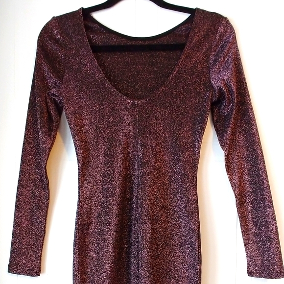 NWT H&M Brandy Glittery Dress - Picture 3 of 4